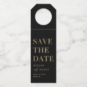 ラビッシュ·グロー·セーブ·ザ·デート·ボトルラベル ボトルネックタグ (正面)