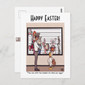 ラビットを使ったポストカード ポストカード (正面/裏面)