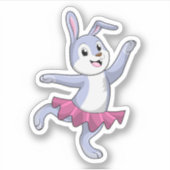 ラビットアズバレリーナ シール (正面)