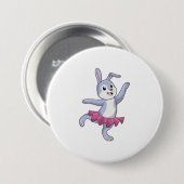 ラビットアズバレリーナ 缶バッジ (正面&裏面)