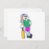 ラビットアットクリケットウィズクリケットこうもり ポストカード (正面/裏面)