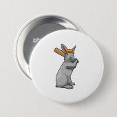 ラビットアットクリケットウィズクリケットこうもり 缶バッジ (正面&裏面)