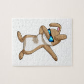 ラビットアットヒップホップダンスダブ ジグソーパズル (横)