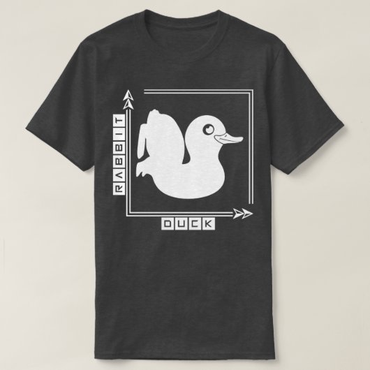 ラビットアヒル Tシャツ (デザイン正面)