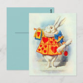 ラビットアリスワンダーランド～ポストカード/招待状 ポストカード (正面/裏面)