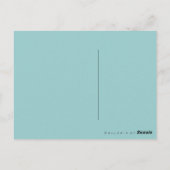 ラビットアリスワンダーランド～ポストカード/招待状 ポストカード (裏面)