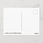 ラビットアンドヘイ誕生日迷路はがき子供へ ポストカード (裏面)