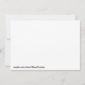 ラビットアンドヘイ誕生日迷路招待状 子供へ 招待状 (裏面)