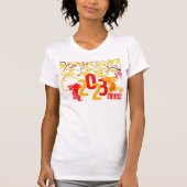 ラビットイヤー桜コンシーファカイ Tシャツ (正面)