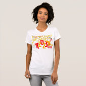 ラビットイヤー桜コンシーファカイ Tシャツ (正面フル)