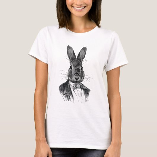 ラビットインスーツポートレート Tシャツ (正面)