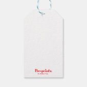 ラビットエンジェルギフトラベル ギフトタグ (裏面)