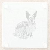 ラビットオンダマスク ガラスコースター (裏面)