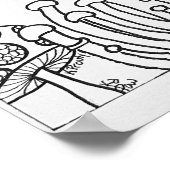 ラビットカラーリングポスター16インチx24インチ ポスター (角)