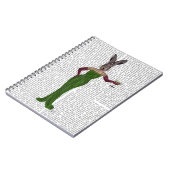 ラビットグリーンドレス ノートブック (左側)