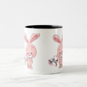 ラビットコーヒーマグ ツートーンマグカップ (中央)