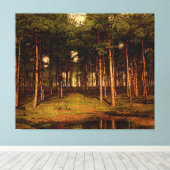 ラビットジャンラモリニエールとプッテのモールフォレスト キャンバスプリント (インサイチュ (ウッドフロア))