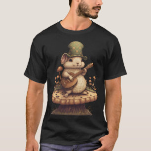 ラビットズバ遊ンジョオンマッシュルームバニーコテージコア Tシャツ