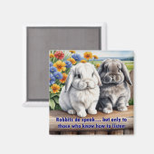 ラビットドゥロッ話プレードバニー冷蔵庫 マグネット (正面/裏面)