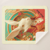 ラビットドレスコー王室のドコードSherpaブランケット シェルパブランケット (正面(横))