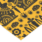 ラビットノルディックスカンジナビアフォークアート ショートテーブルランナー (コーナー)