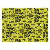 ラビットノルディックスカンジナビアフォークアート テーブルクロス (正面(横))