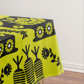 ラビットノルディックスカンジナビアフォークアート テーブルクロス (インサイチュ)