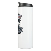 ラビットバイクもしくは自転車に乗る人ペットおもしろいバイク タンブラー (回転右)