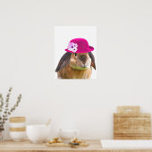 ラビットバニーウッドランド動物子供部屋ベビールーム ポスター (キッチン)