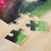 ラビットバニーハレイースターアニマルワイルドライフキュート卵 ジグソーパズル (側面)