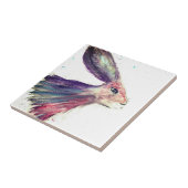 ラビットバニーハレフローラ動物の野生動物かわいい タイル (側面)