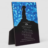 ラビットバニーメモリアルプラーク名前をカスタムする フォトプラーク (側面)