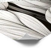 ラビットバニー平和的自然プレーリースケッチアート ポスター (角)