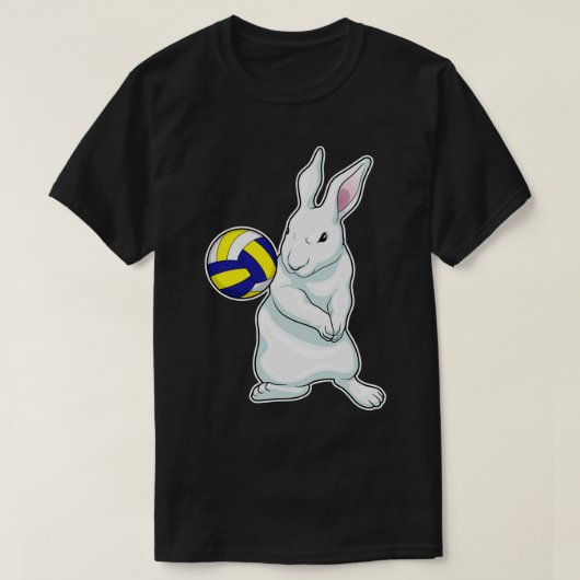 ラビットバレーボール Tシャツ (デザイン正面)