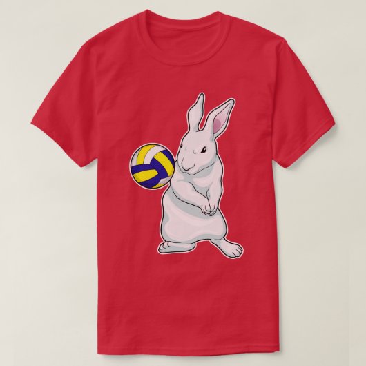 ラビットバレーボール Tシャツ (デザイン正面)