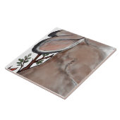 ラビットバードジャコビーンフローラタイル壁画8pc L行3 タイル (側面)