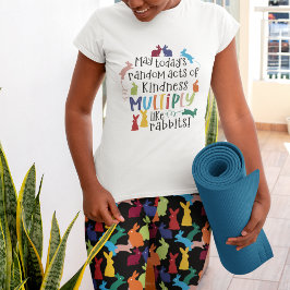 ラビットパターンマッチングブラック レギンス