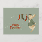 ラビットピーターのクリスマスポストカード ポストカード (正面)