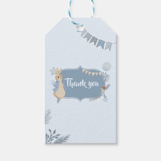 ラビットピーターギフトラベル ギフトタグ (正面)