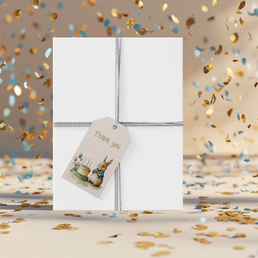 ラビットピーターパーティーギフトラベル ギフトタグ