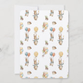 ラビットピーター誕生日パーティーへの招待 招待状 (裏面)