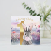 ラビットファースト誕生日吹ズピンクガム カード (スタンド正面)