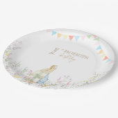 ラビットファースト誕生日 ペーパープレート (アングル)