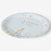 ラビットファースト誕生日 ペーパープレート (アングル)