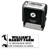 ラビットファームビジネスカユニークウイ差出人住所 セルフインキングスタンプ (インサイチュ)
