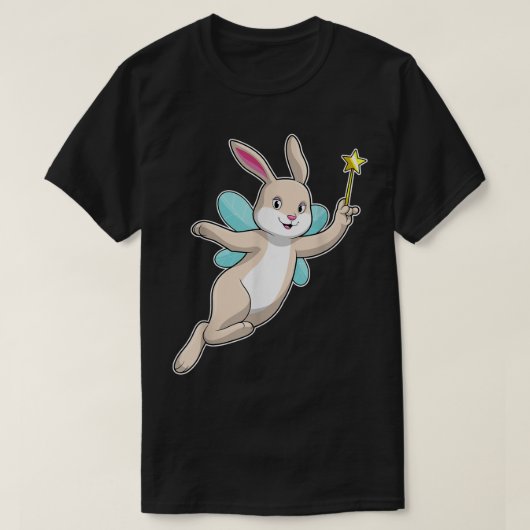ラビットフェアリー魔法ワンウィングス Tシャツ (デザイン正面)