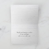 ラビットペットロス悔やみや弔慰オンウッド カード (内部)