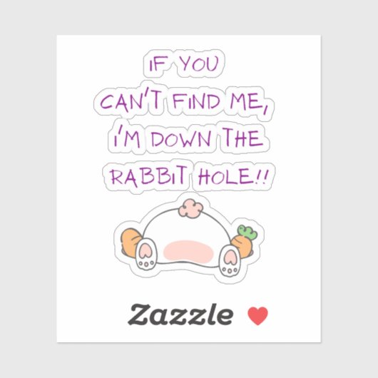 ラビットホおもしろいールシール シール (シート)