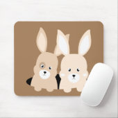 ラビットホールクリップアートイラストレーション マウスパッド (マウス)