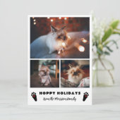 ラビットポーズフォトコラージョッピー休日 シーズンカード (スタンド正面)